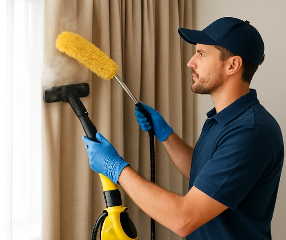 Trusted curtain steam cleaning technician Matty Curtain Cleaning seaholme-vic QLD